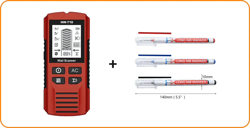 🪛Multifunctional Handheld Metal & Wall Detector